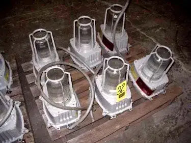 (6) Hubbell Explosion Proof Light Fixtures