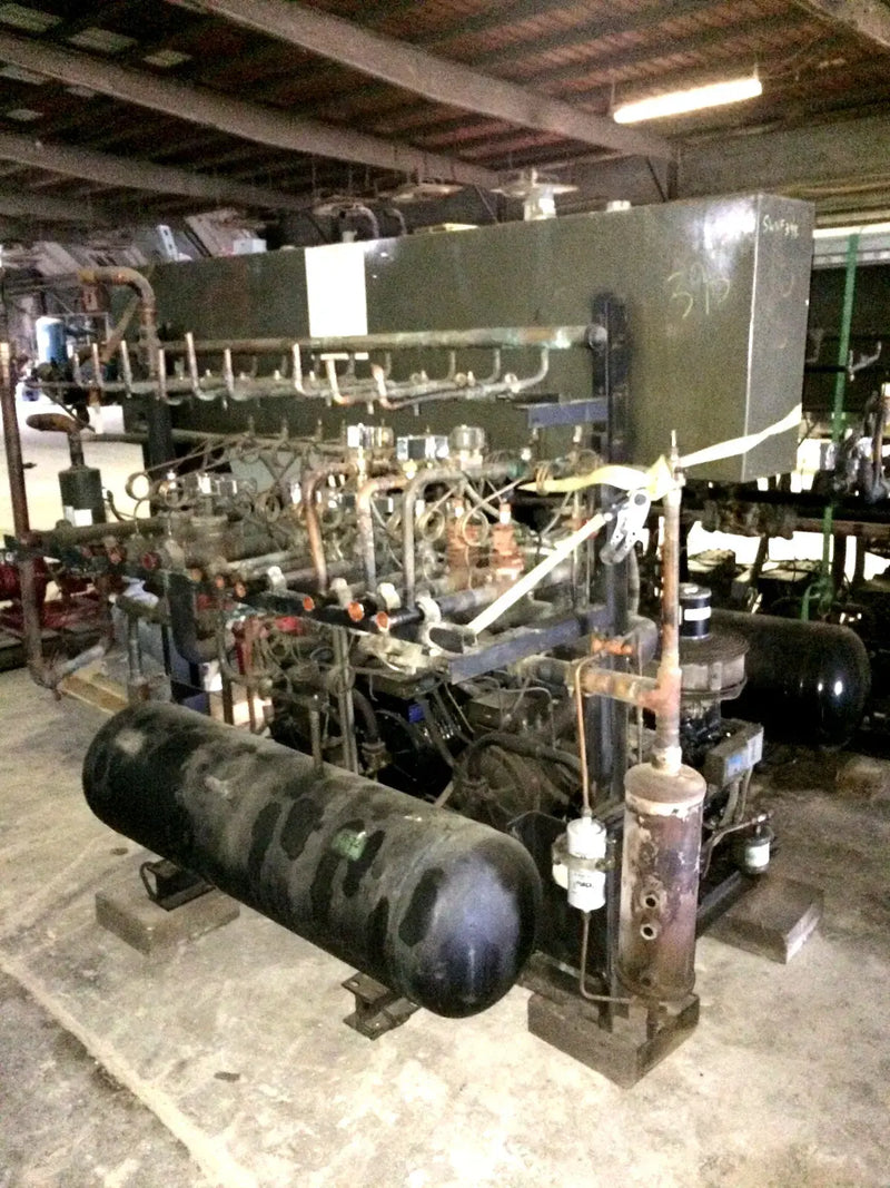 Hill Refrigeration Freon Refrigerant Compressor Rack - 30 HP