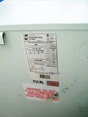 Hammond Manufacturing Company Step Down Isolation Transformer - 118 KVA