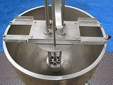 Dover/Groen Steam and Water Jacketed Kettle with Reversible Homogenizer- 100 Gallon