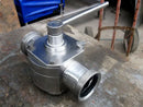 Koltek 2-Way Stainless Steel Hand Valves - 3 in.