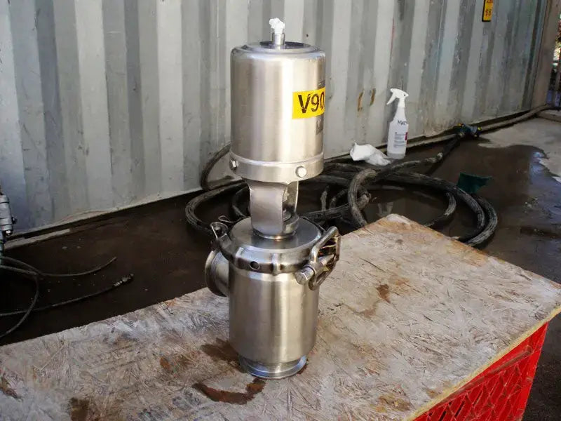 Válvulas de cierre neumáticas de acero inoxidable