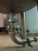 Axtons Manufacturing, Ltd. Tanque de presión/vacío de acero inoxidable - 47 galones