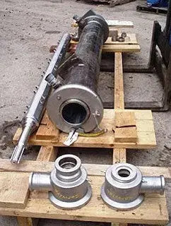 Intercambiador de calor de superficie raspada Waukesha Cherry-Burrell Votator - 6 x 72