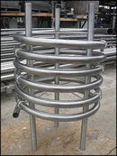 Tubos de sujeción en espiral de acero inoxidable