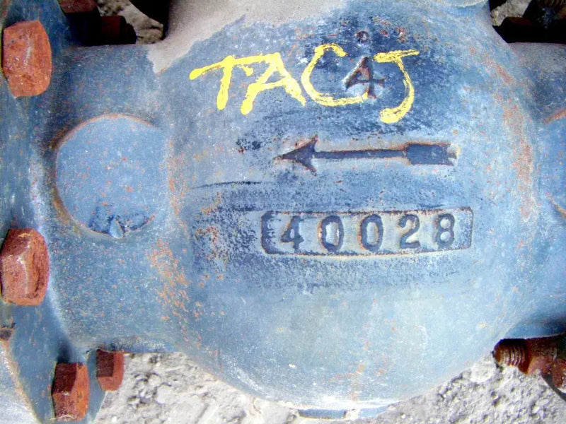 4 in. Gate Valve - 4 in. Check Valve - 4 in. to 2 in. Reducer