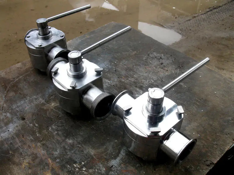Koltek 2-Way Stainless Steel Hand Valves - 3 in.