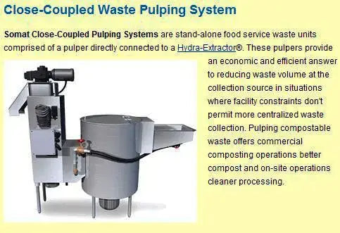 Somat HE-6S Hydra Extractor Dewatering Press