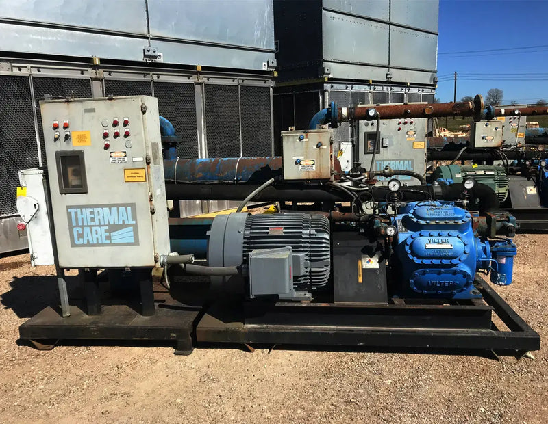 Thermal Care Water Cooled Chiller Skid - 125 HP
