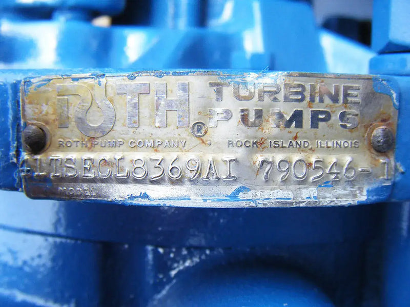 Roth Turbine Pumps 41TSECL8369AI Centrifugal Pump (107.5 HP)
