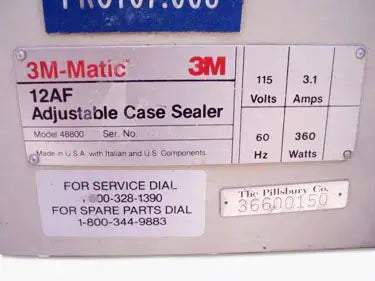 3M-Matic 12AF Adjustable Case Sealer System