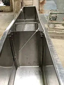 Eriez Stainless Steel Vibratory Conveyor on Lift Cart