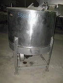 Stainless Steel Holding Tank with Discharge Pump - 100 Gallons