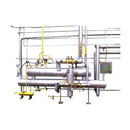 Enfriador de amoníaco de carcasa y tubo RVS - 25 toneladas