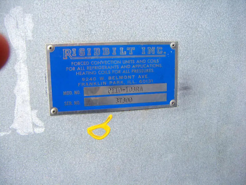 Rigidbilt Inc. C110-103RA Ammonia/Freon Evaporator Coil- 9.17 TR (Low Temperature)