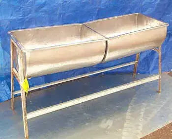 Fregadero semicircular de acero inoxidable