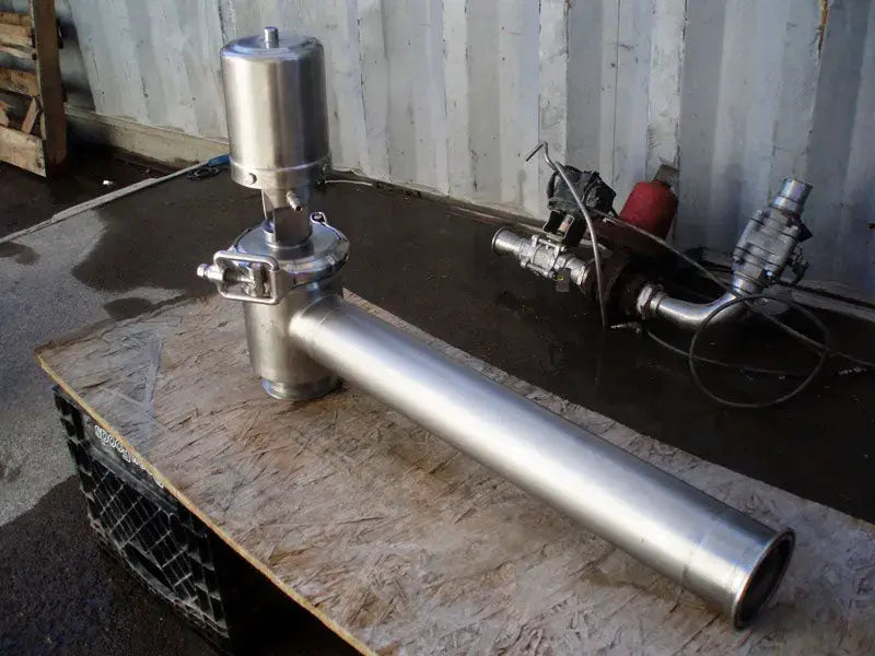Válvulas de cierre neumáticas de acero inoxidable