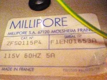 Sistema de purificación de agua Millipore Super-Q Plus