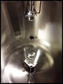 Tanque de equilibrio de acero inoxidable con carro - 50 galones