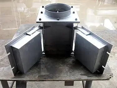 Bunting Magnetics Co. Powder Flow Thru Magnet