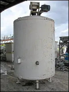 Pressurized Steel Storage Tank with Agitator - 2000 Gallons