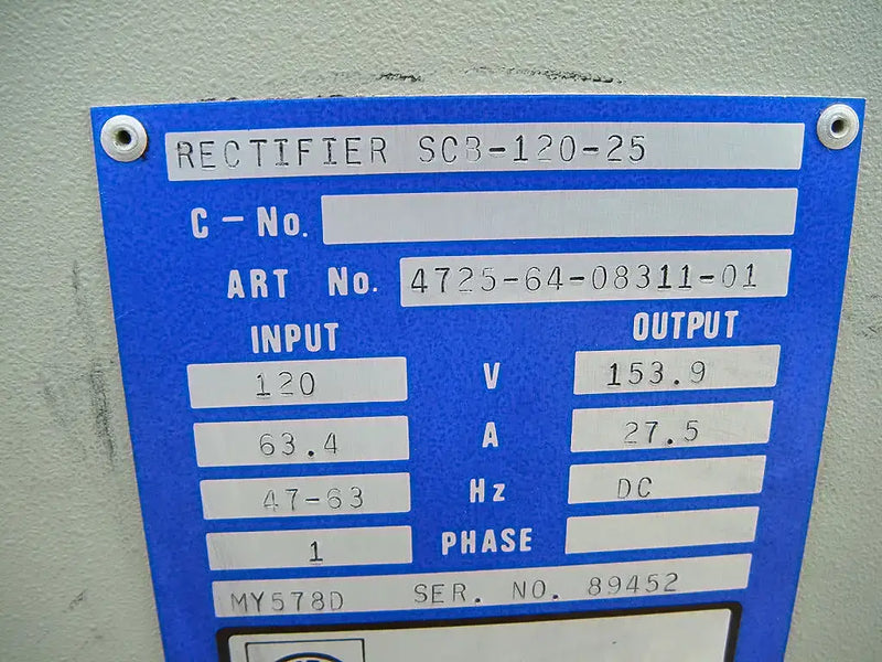 NIFE Rectifier