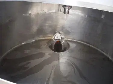 Tanque de carcasa única de acero inoxidable, 250 galones