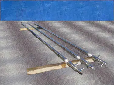 Advanced Process Solutions Stainless Steel Corrugated Triple Tube Heat Exchanger - 3 tubes