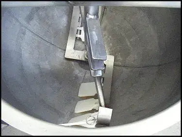 Lee Industries Full Jacketed Insulated Kettle with Scrape Surface Agitator - 50 Gallons