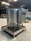 Stainless Steel Jacketed Tank Skid with Controls - 165 Gallon