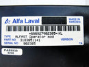 Panel de control de acero inoxidable con componentes Alfa Laval y transductor de densidad de líquido Tetra Pak