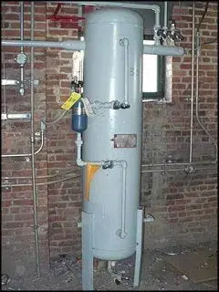 Tanque receptor vertical de acero Chil-Con
