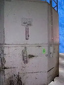 Tanques de acero con tanques laterales