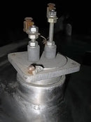 Stainless Steel Holding Tank with Discharge Pump - 100 Gallons