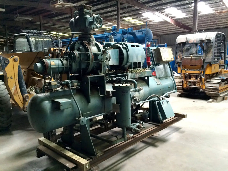 Frick RWB-II-60 Rotary Screw Compressor Package (Frick TDSH163S, 150 HP 230/460 V, Frick Micro Control Panel)