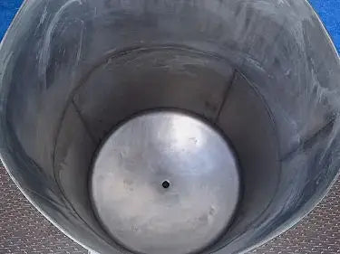 Tanque de acero inoxidable de carcasa única Americaloe: 550 galones