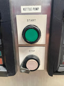 Stainless Steel Jacketed Tank Skid with Controls - 165 Gallon