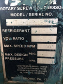 Frick RWB-II-60 Rotary Screw Compressor Package (Frick TDSH163S, 150 HP 230/460 V, Frick Micro Control Panel)