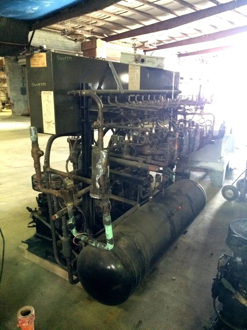 Hill Refrigeration Freon Refrigerant Compressor Rack - 40 HP