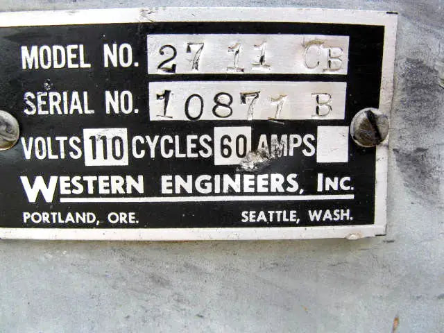 Western Engineers, Inc. 2711CB Serpentín evaporador de amoníaco (baja temperatura)
