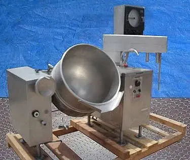 Cleveland Cook/Chill Stationary Tilt Kettle with Mixer- 40 Gallon