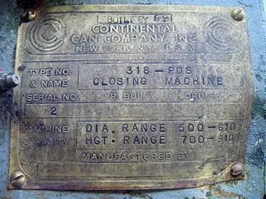 Cerradora de latas continental