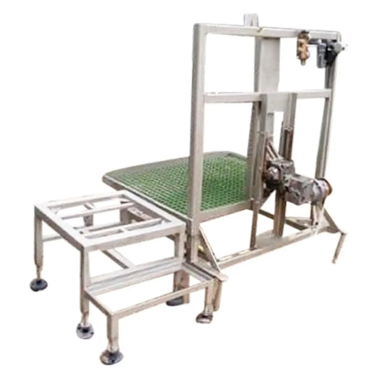 Stainless Steel Platform with Adjustable Seat