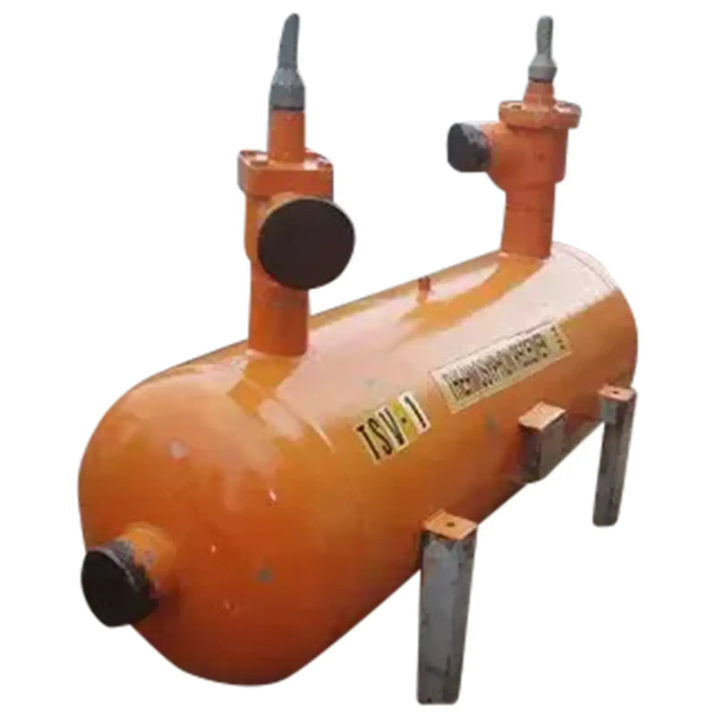 Receptor de amoníaco horizontal Frick Thermosyphon - 125 galones
