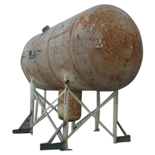 Tanque recirculador RVS de 108 pulgadas de diámetro. x 19 pies 10 pulgadas de largo.