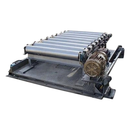 Plataforma de acero inoxidable Avery Weigh Tronix con transportador de rodillos