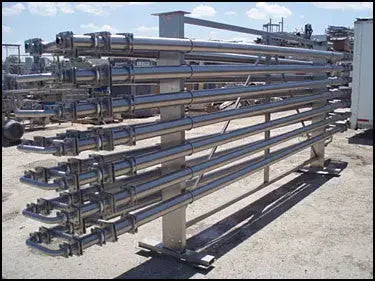 Feldmeier 316 Stainless Steel Triple Tube Heat Exchanger-14 tubes