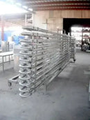 Pasteurizador de etapa única de tubo triple Feldmeier - 1200 GPH