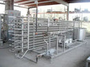 Pasteurizador de etapa única de tubo triple Feldmeier - 1200 GPH