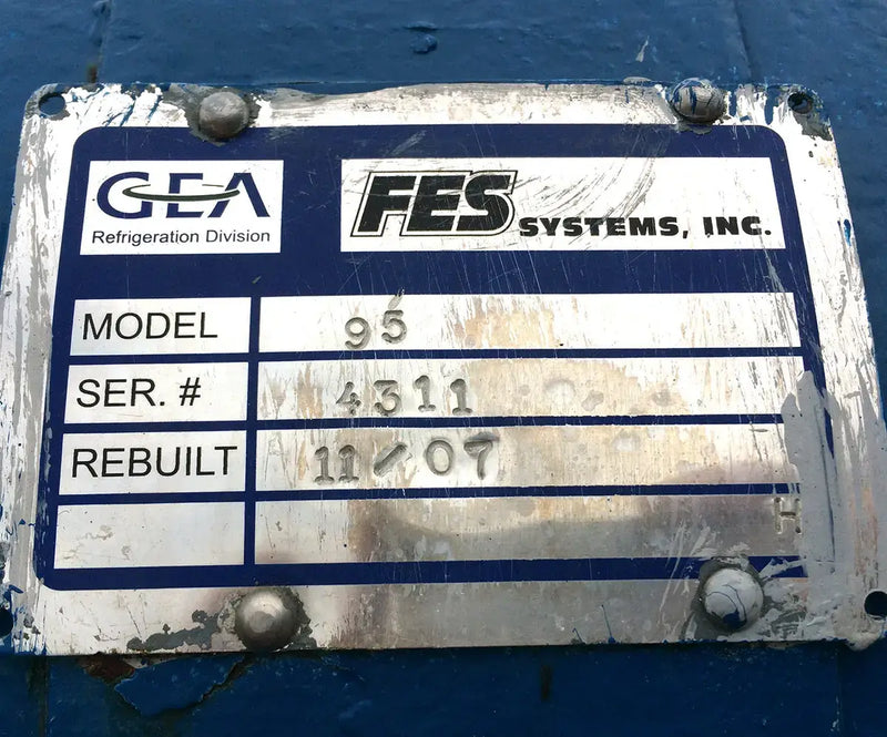 FES 95 Rotary Screw Compressor Package (Dunham-Bush 1610, 150 HP 460 V)